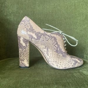 Pour La Victoire | Snake Skin Booties 7.5